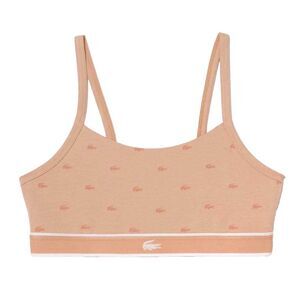 Lacoste Womens/Ladies Logo Cotton Stretch Bralette / Pink